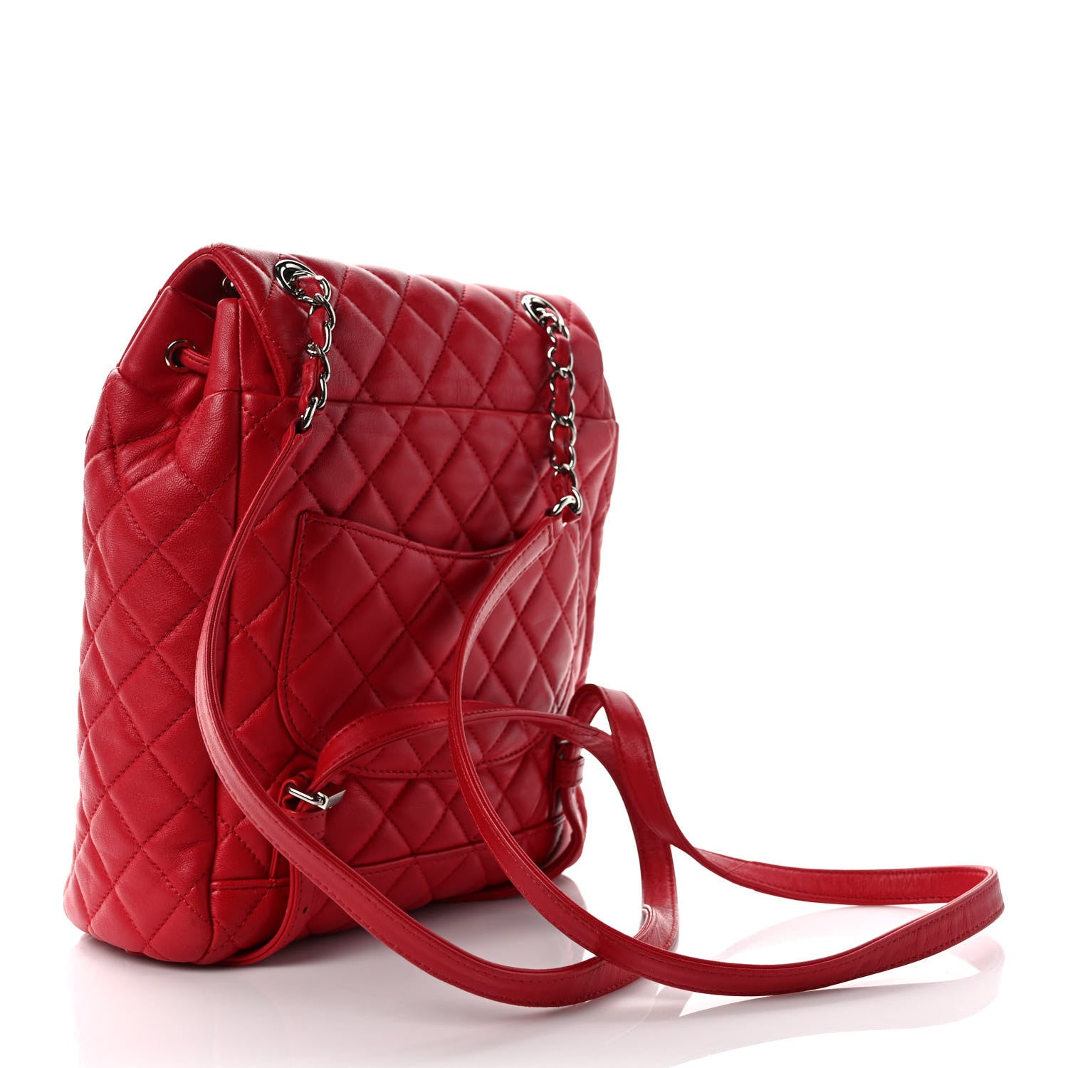 Chanel Lambskin Quilted Small Urban Spirit Backpack Red 2 of 10