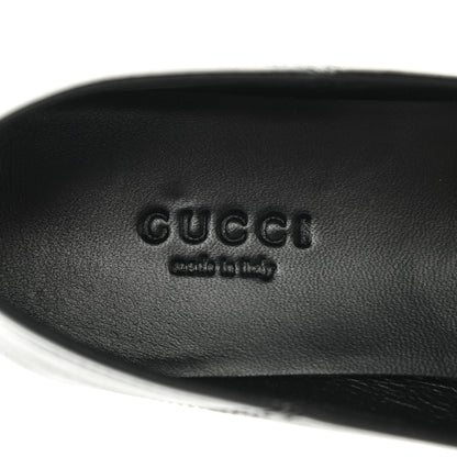 Gucci Lambskin Womens Brixton Horsebit Loafers 36 Black 7 of 9