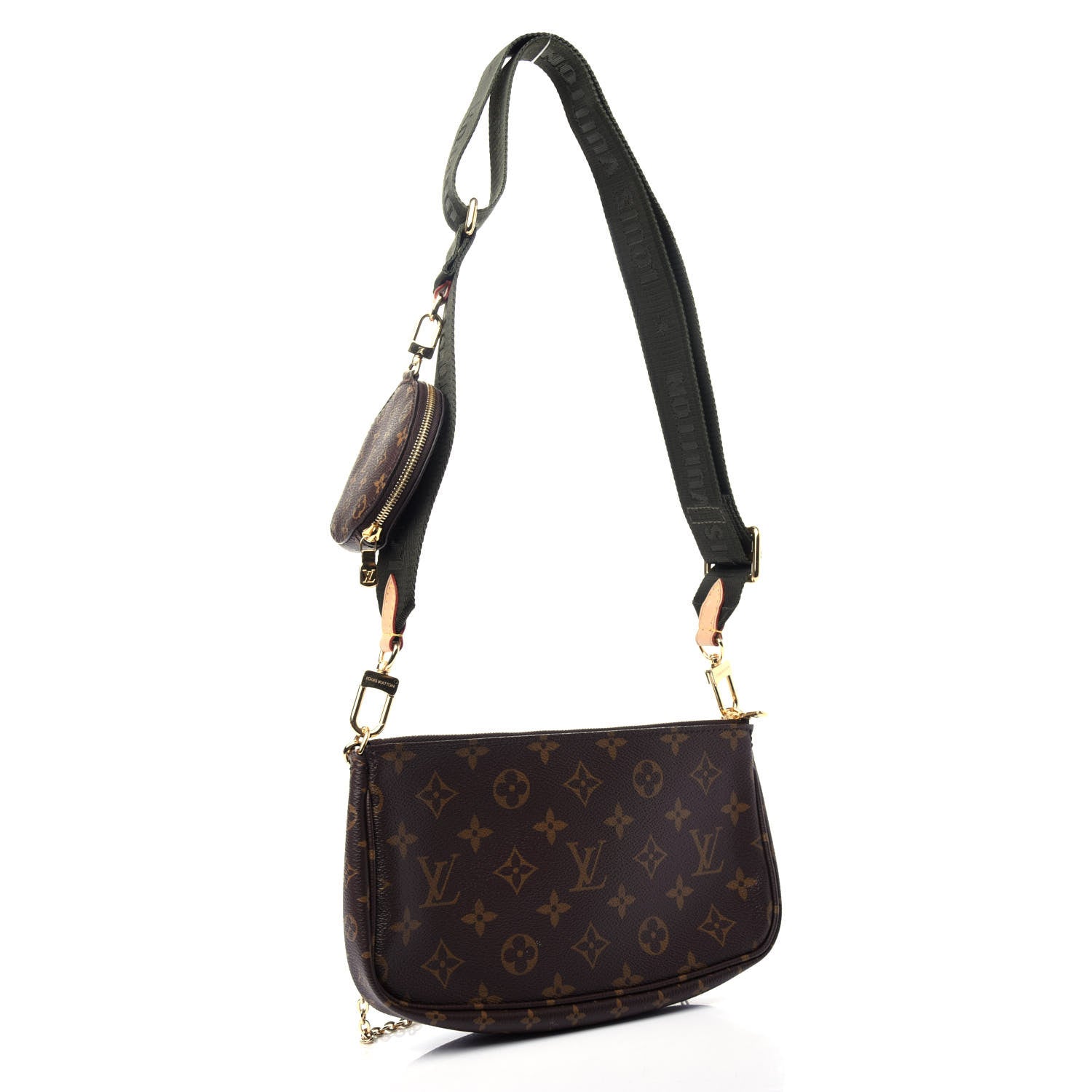 Louis Vuitton Monogram Multi Pochette Accessories Kaki 3 of 13