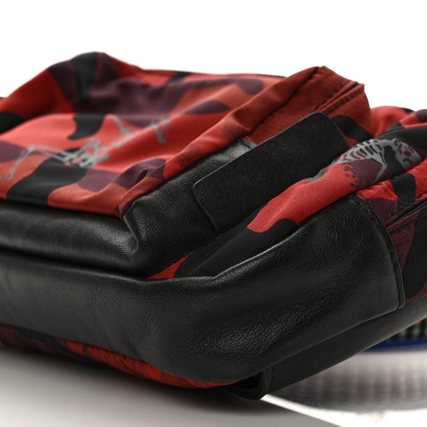 Alexander McQueen Nylon Camoflauge Belt Bag Red Multicolor 7 of 7