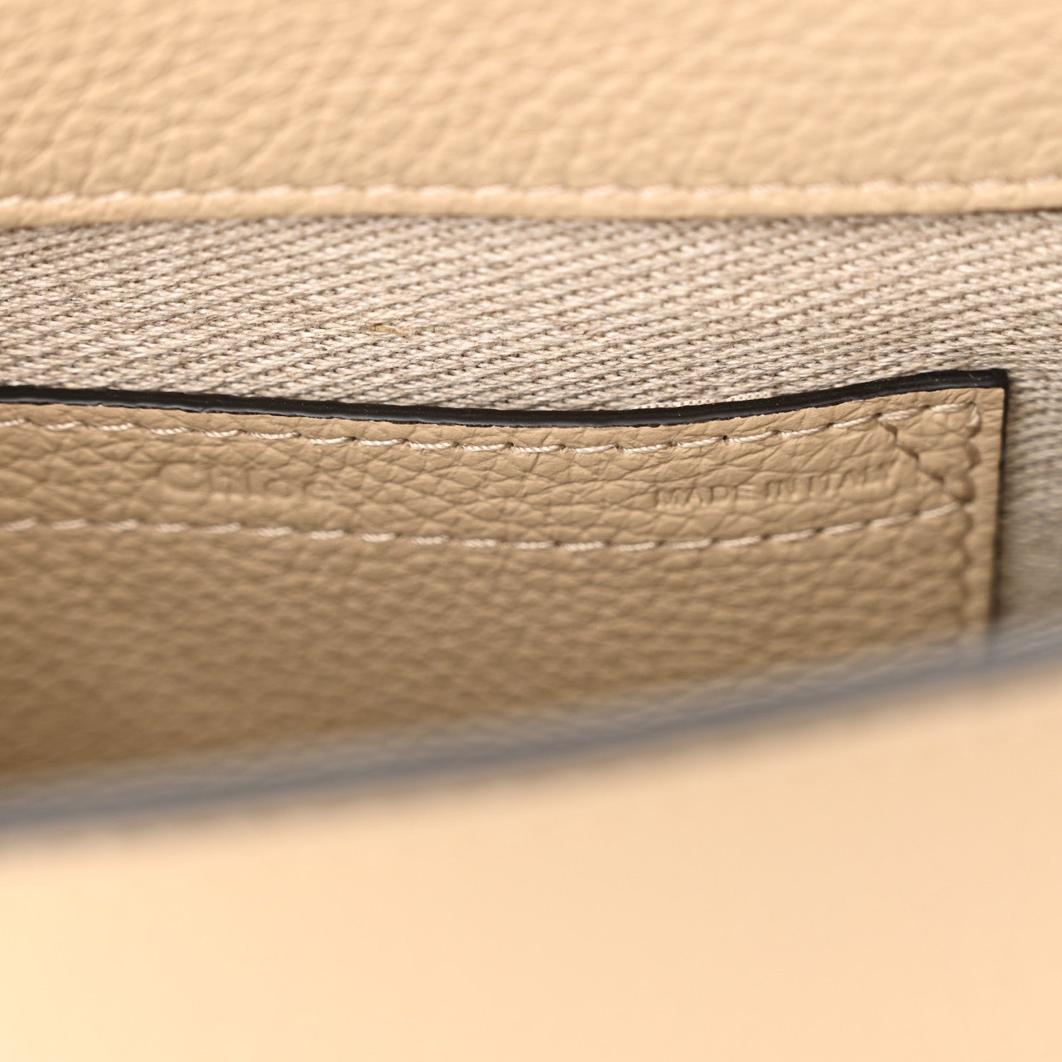 Chloe Calfskin Mini Marcie Round Crossbody Bag Root Beige 6 of 11