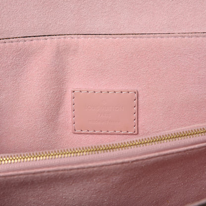 Louis Vuitton Damier Ebene Caissa Clutch Rose Ballerine 6 of 7