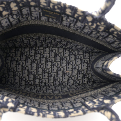 Christian Dior Oblique Medium Book Tote Blue Multicolor 5 of 11