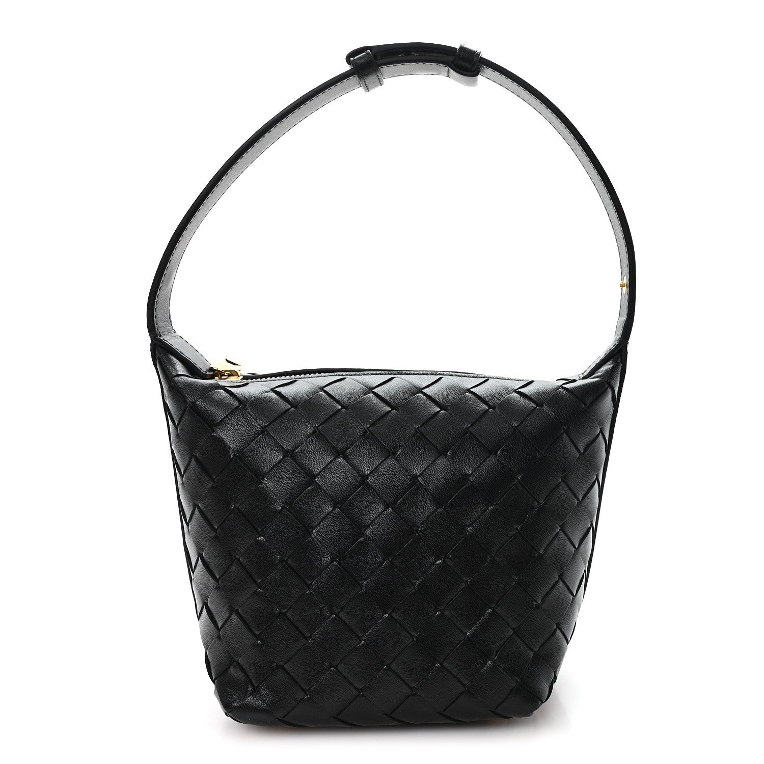 Bottega Veneta Calfskin Nappa Intrecciato Candy Wallace Black 1 of 11