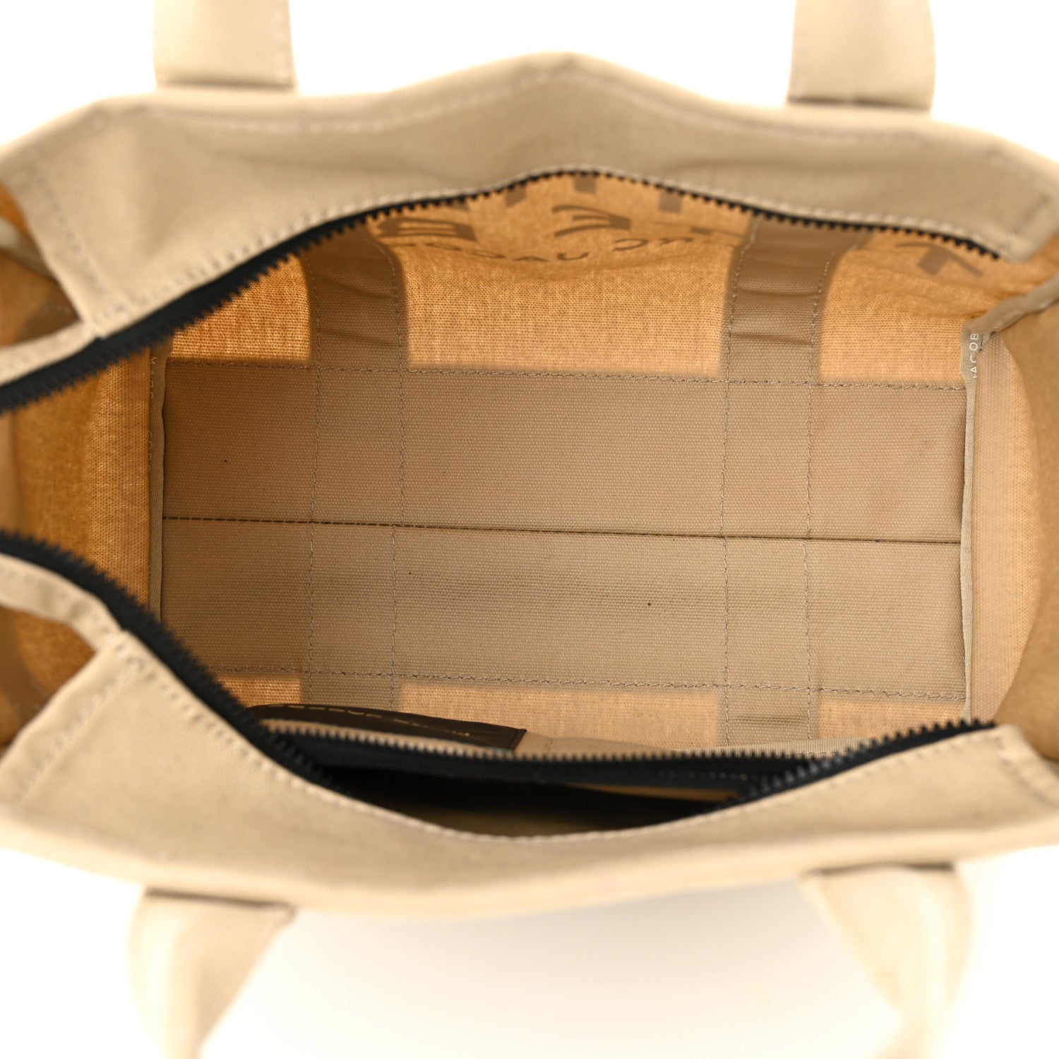 Marc Jacobs Cotton Canvas Medium The Traveler Tote Bag Beige 5 of 15