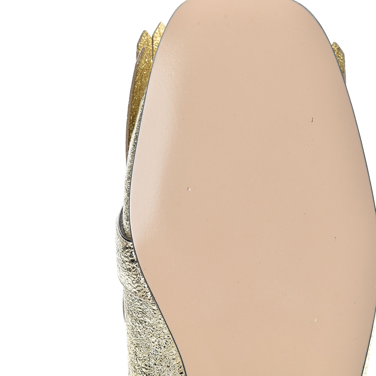 Galassia Womens GG Marmont Fringe Slippers 39.5 Platino