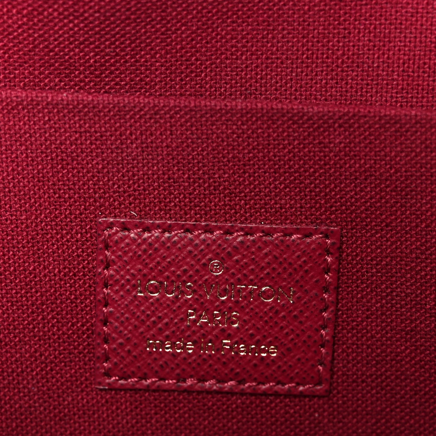 Monogram Pochette Felicie Chain Wallet Fuchsia