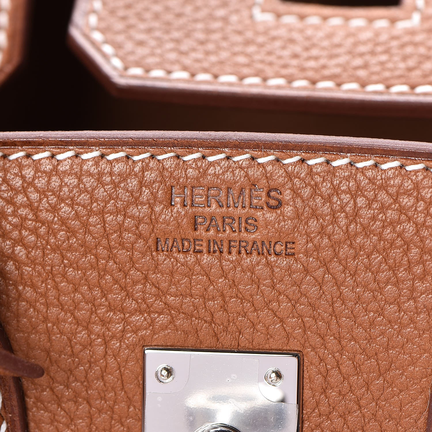 Hermes Natural Barenia Faubourg Birkin 25 Fauve 20 of 31