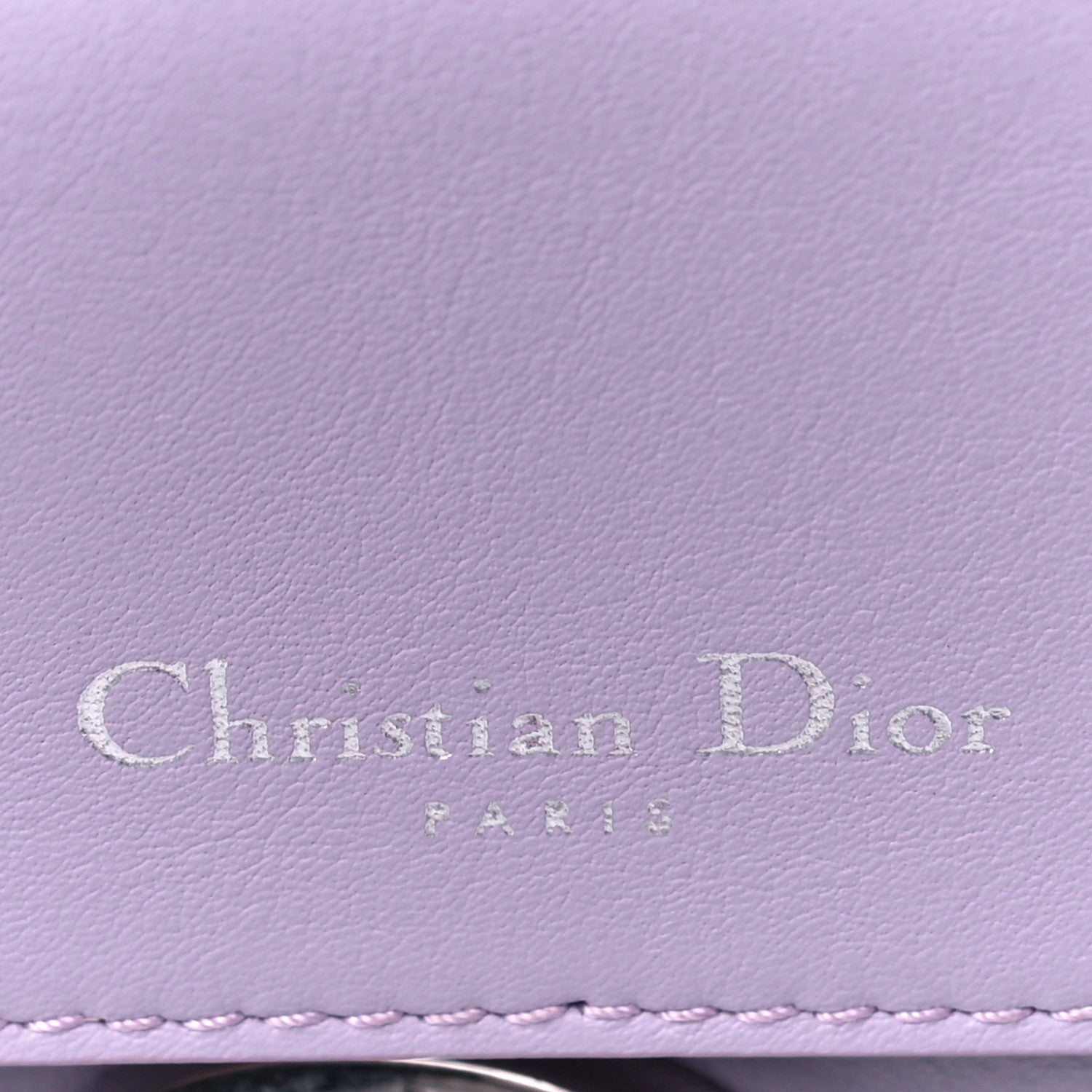 Christian Dior Smooth Calfskin Bi-Color Small Be Dior Flap Lilac Purple 6 of 9
