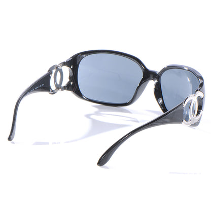 Chanel CC Sunglasses 6014 Black 2 of 5