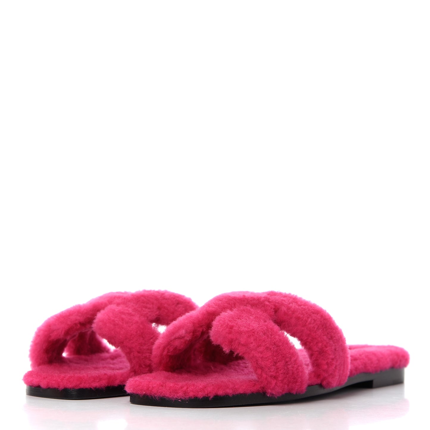 Woolskin Oran Sandals 38 Rose Fuchsia
