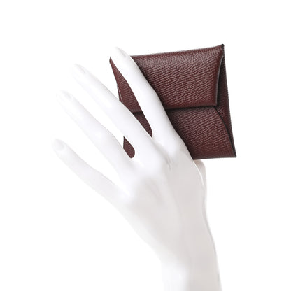 Hermes Epsom Bastia Coin Purse Bordeaux 2 of 10