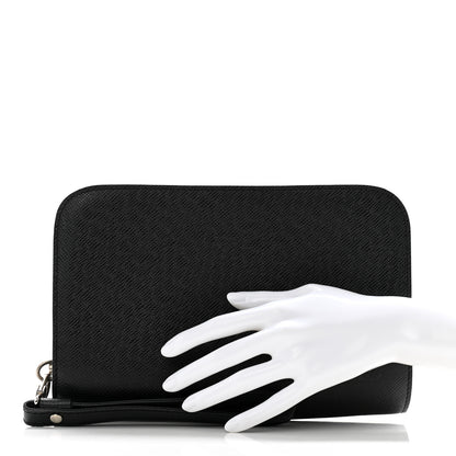 Louis Vuitton Taiga Baikal Pochette Black 2 of 8