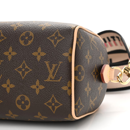 Louis Vuitton Monogram Speedy Bandouliere 20 Black 9 of 10
