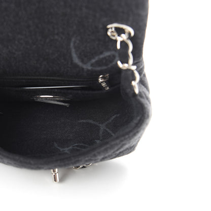 Chanel Denim CC Quilted Mini Square Flap Black 5 of 11