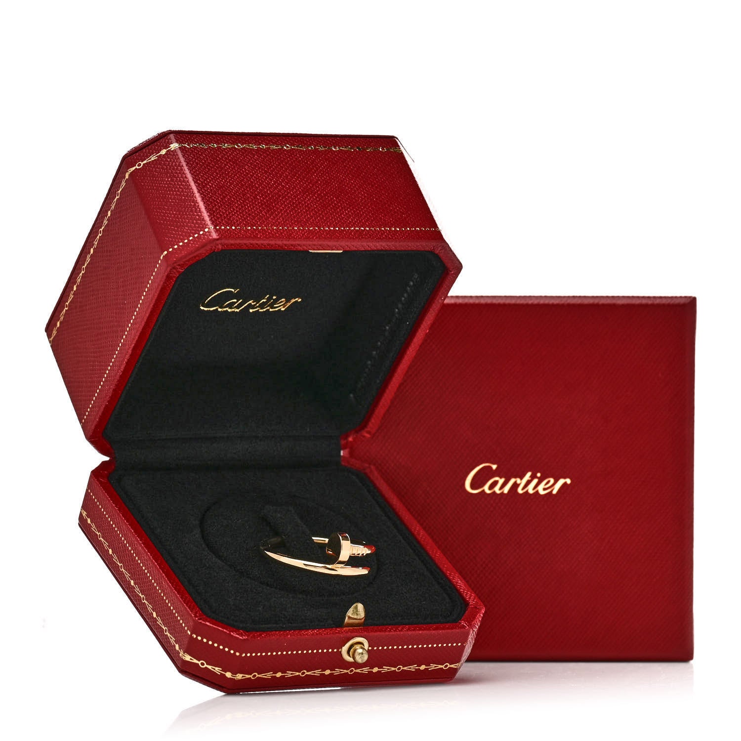 Cartier 18K Yellow Gold Small Juste Un Clou Ring 49 5 6 of 6