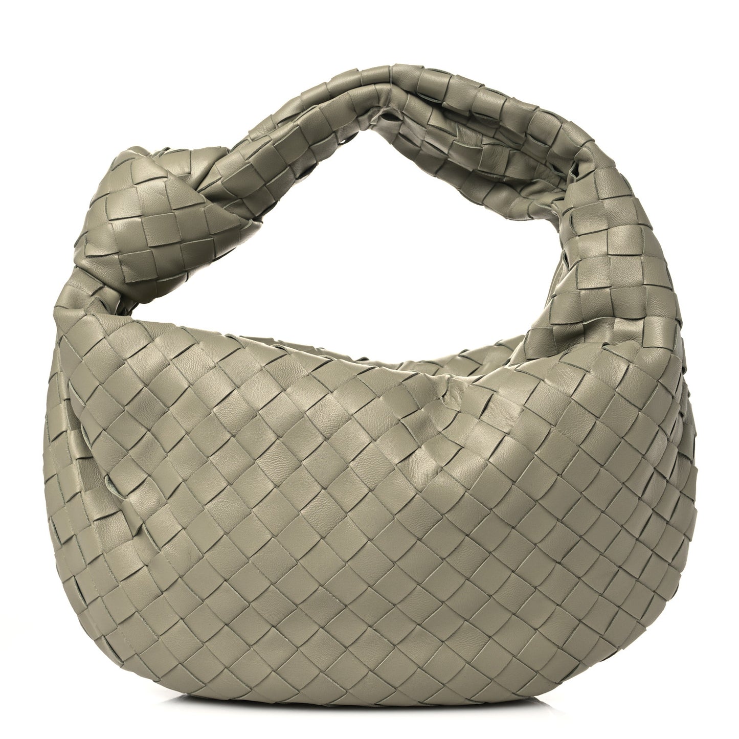 Nappa Intrecciato Teen Jodie Hobo Travertine