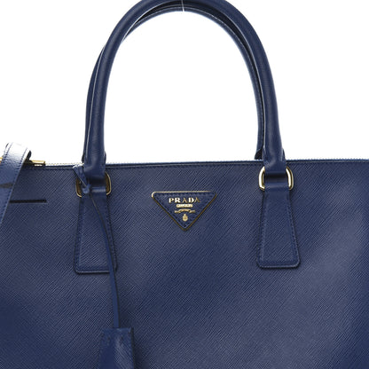 Prada Saffiano Medium Galleria Double Zip Tote Bluette 14 of 15
