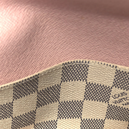 Louis Vuitton Damier Azur Emilie Wallet Rose Ballerine 8 of 9