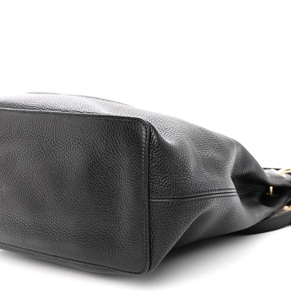 Gucci Pebbled Calfskin Large Soho Hobo Black 9 of 9
