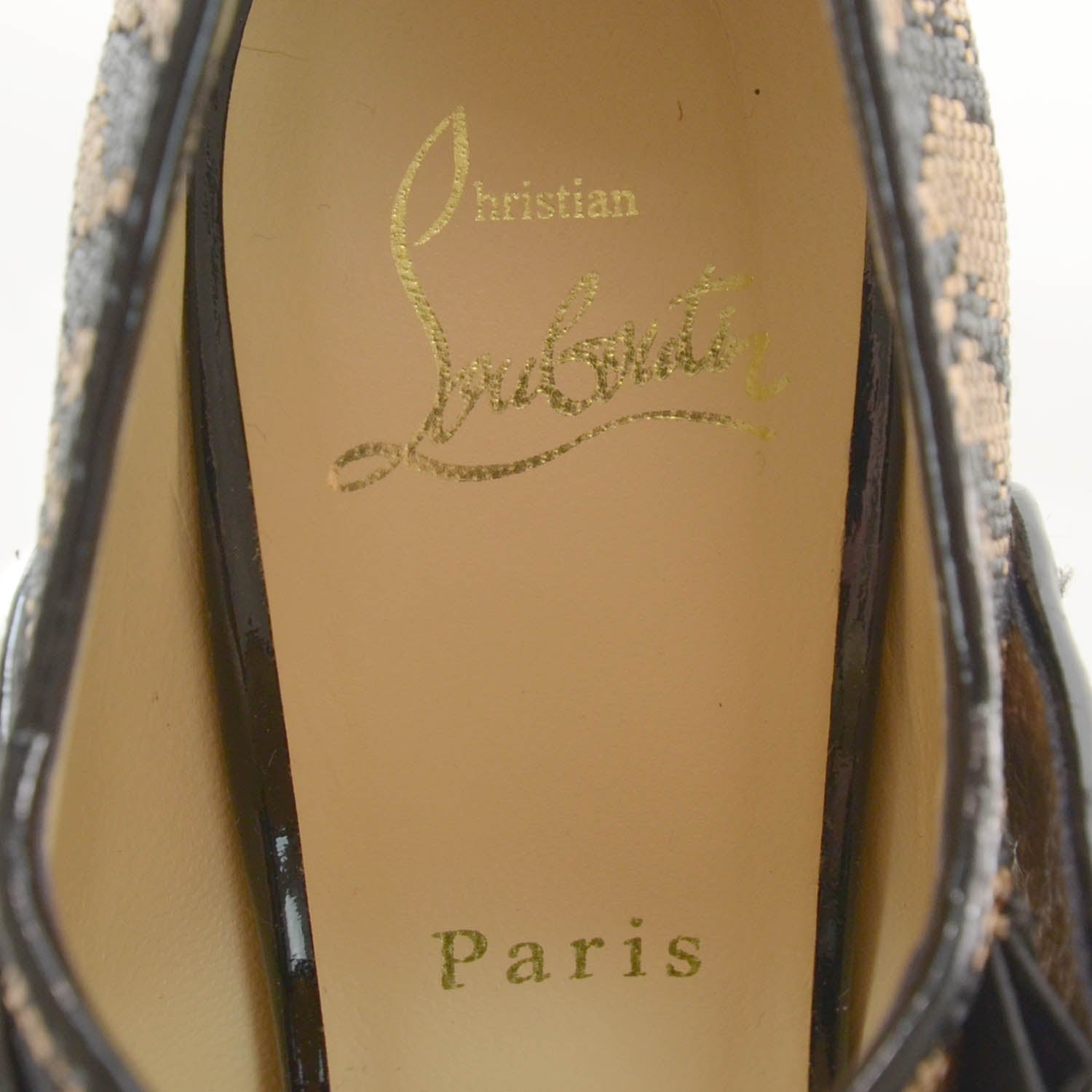 Christian Louboutin Melides 140 Panama Tiger Cork Wedges 36 5 of 6