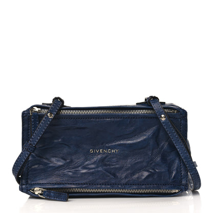 Givenchy Tumbled Sheepskin Mini Pandora Navy 1 of 8