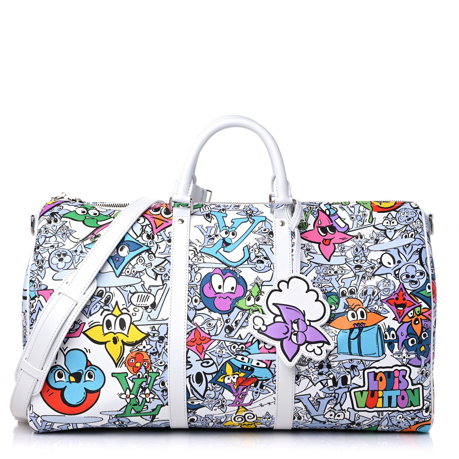 Louis Vuitton Monogram Comics Keepall Bandouliere 50 Multicolor 1 of 10