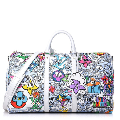 Louis Vuitton Monogram Comics Keepall Bandouliere 50 Multicolor 1 of 10