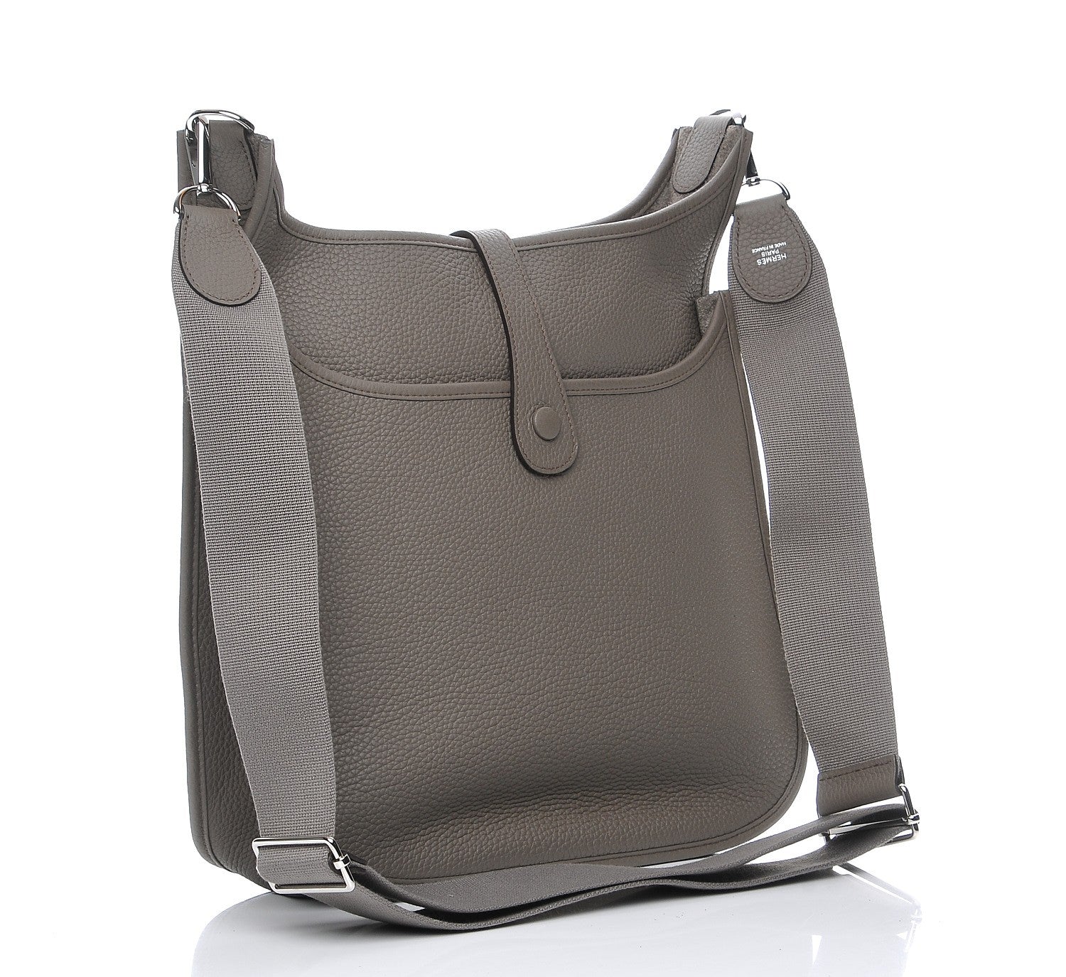 Hermes Taurillon Clemence Evelyne III GM Etain 4 of 8