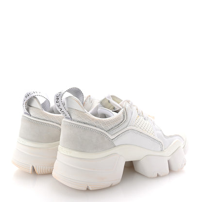 Givenchy Neoprene Suede Mesh Baisse Jaw Low Sneakers 37 White 5 of 12