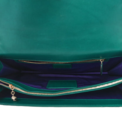 Bulgari Calfskin Serpenti Forever Shoulder Bag Emerald Green 5 of 19