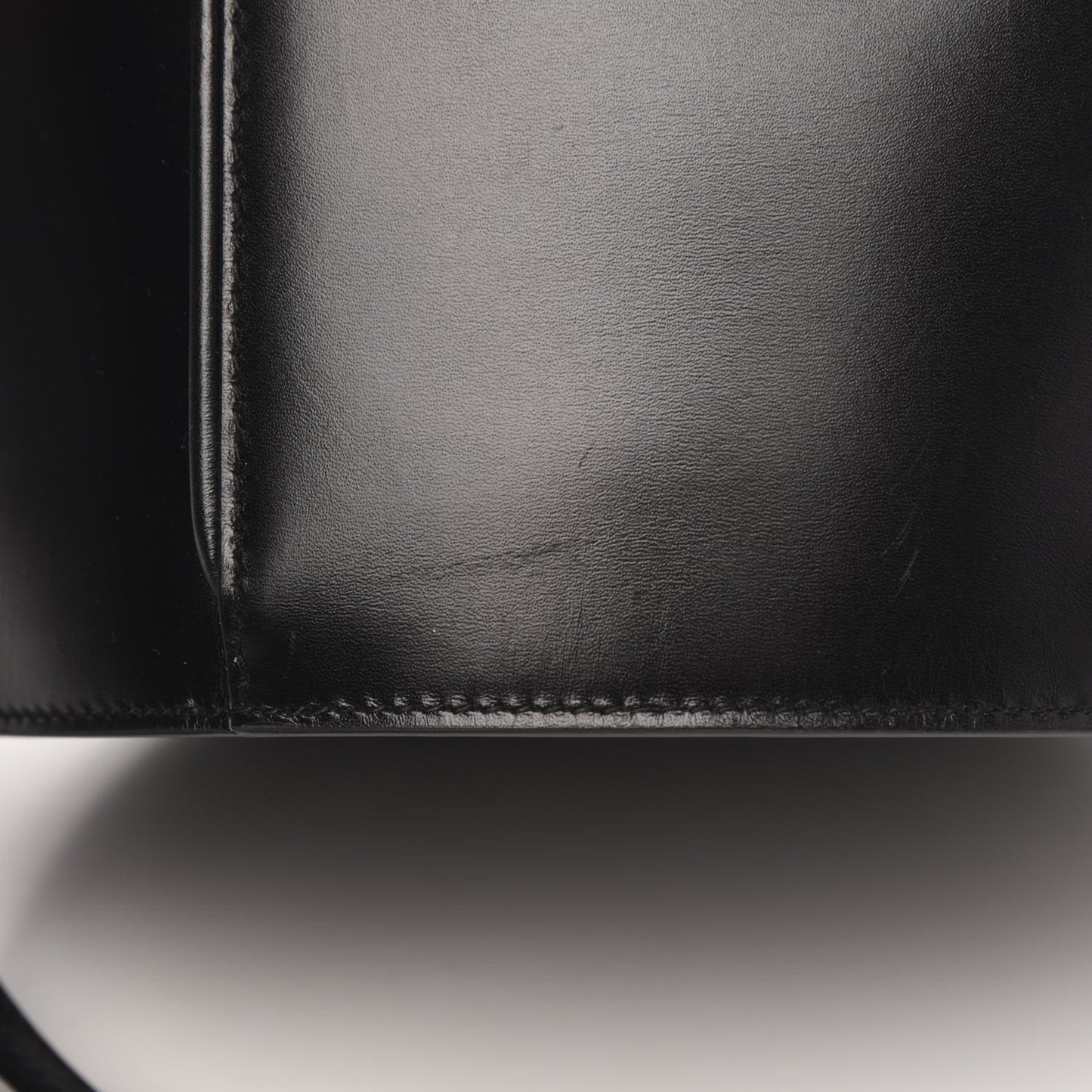 Smooth Calfskin Medium Talitha Bucket Bag Black