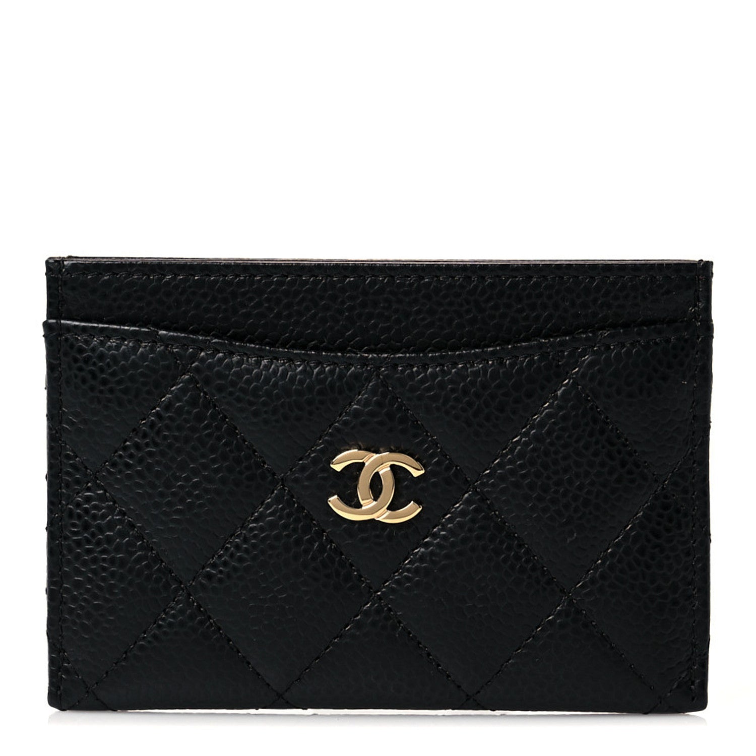 Chanel Caviar Quilted Card Holder Black 1 of 11