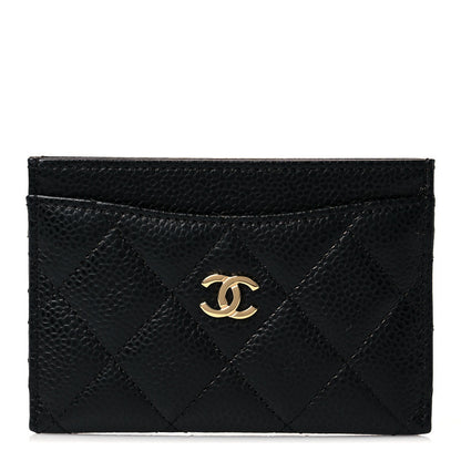 Chanel Caviar Quilted Card Holder Black 1 of 11