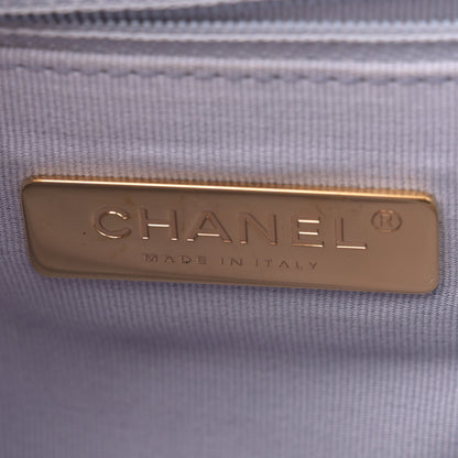 Chanel Iridescent Calfskin Quilted Medium Chanel 19 Flap Light Purple 6 of 12