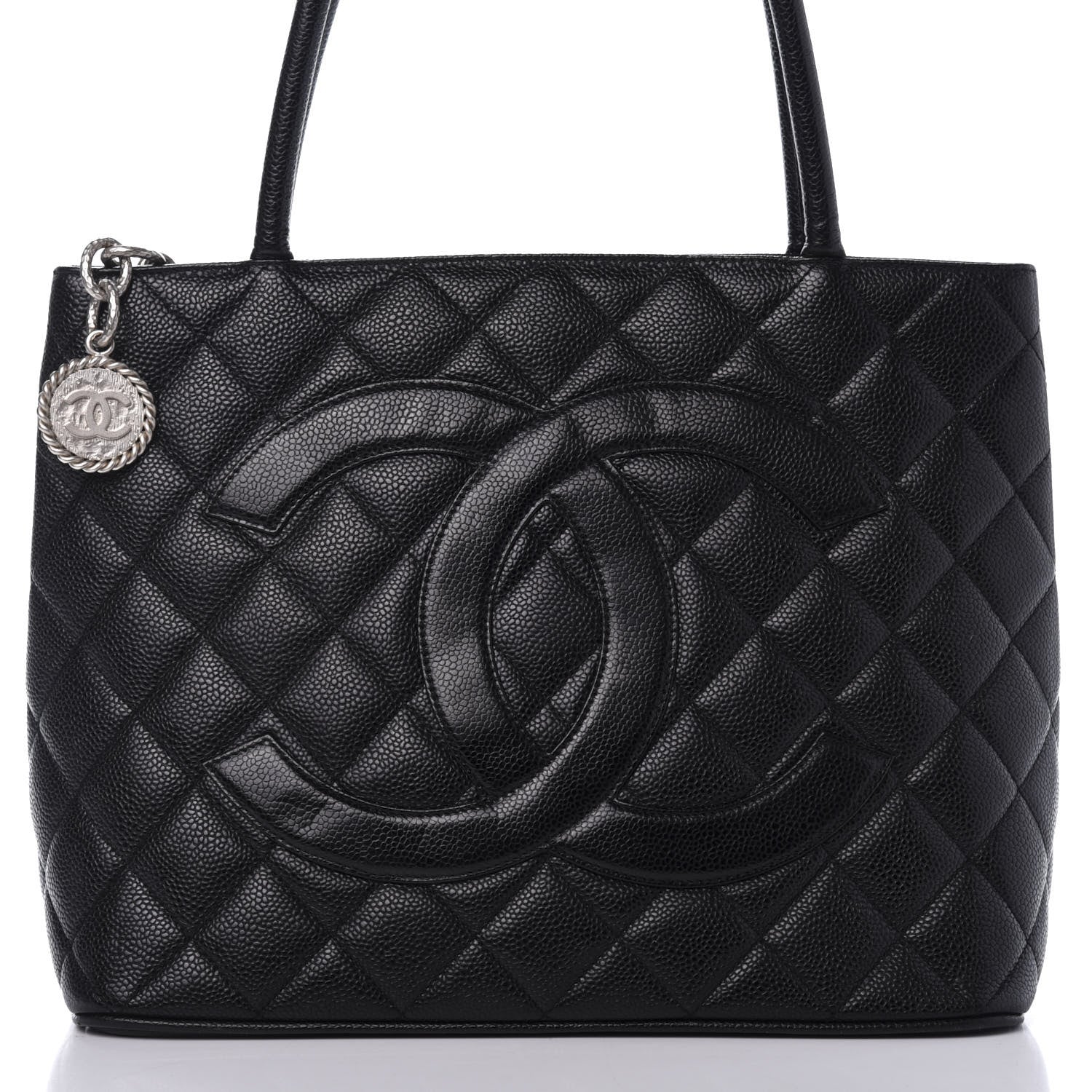 Chanel Caviar Quilted Medallion Tote Black 13 of 13