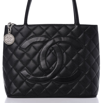 Chanel Caviar Quilted Medallion Tote Black 13 of 13
