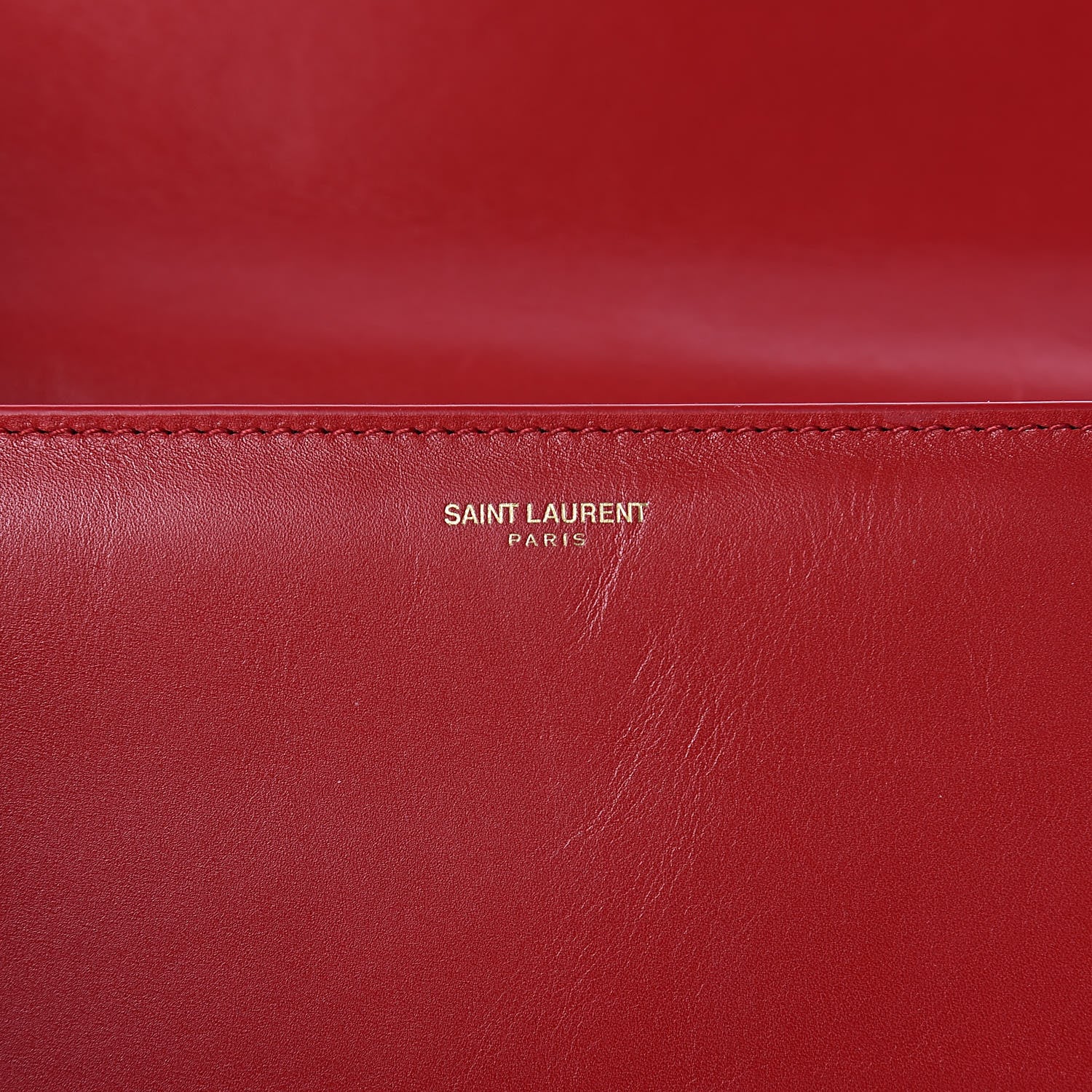 Saint Laurent Calfskin Medium Classic Betty Red 7 of 12