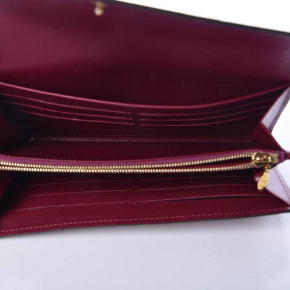 Louis Vuitton Vernis Sarah Wallet NM Magenta 5 of 6