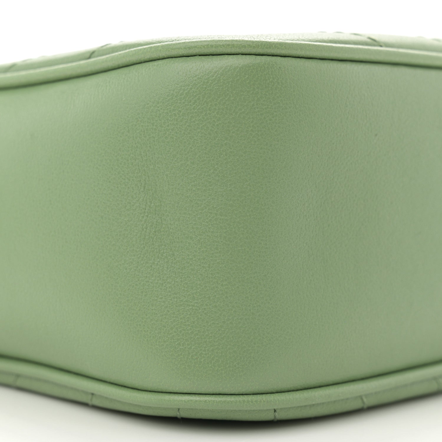 Gucci Sakai Be Green Calfskin Diagonal Stitched Small Blondie Shoulder Bag Light Green 9 of 10