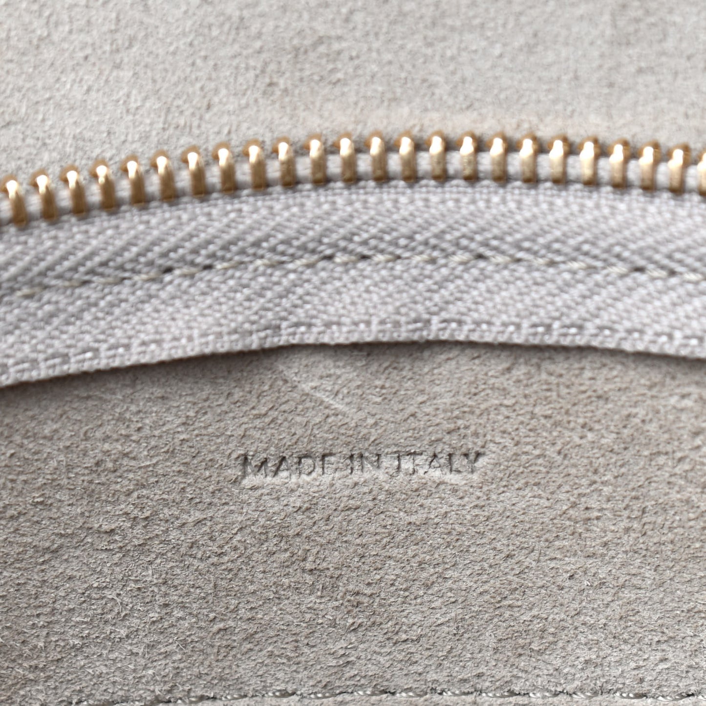Grained Calfskin Nano Belt Bag Light Taupe