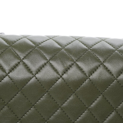Chanel Lambskin Quilted Medium Boy Flap Khaki 17 of 19
