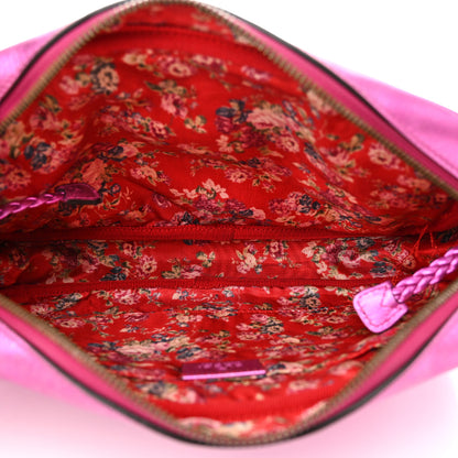 Gucci Laminated Nappa Trapuntata Small Zumi Shoulder Bag Fuxia 5 of 15