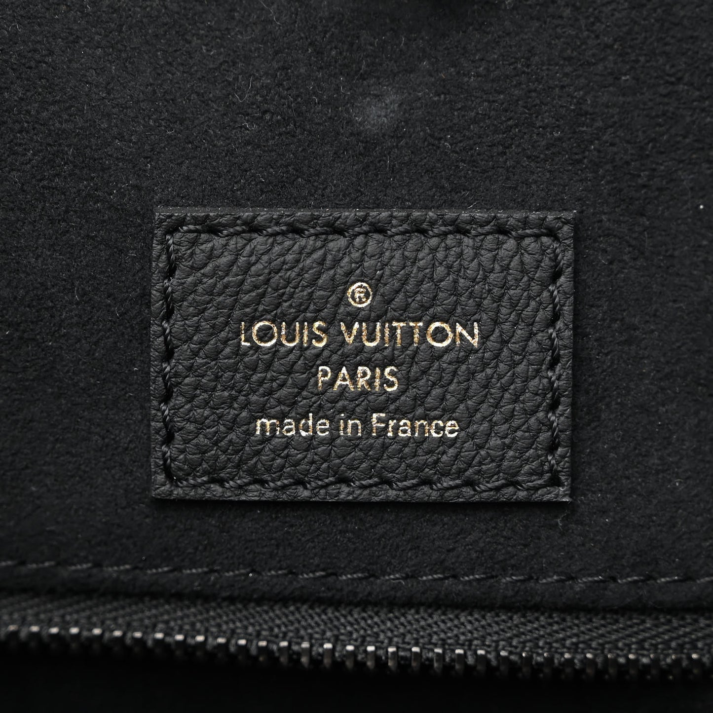 Soft Calfskin Lockme Tote MM Black