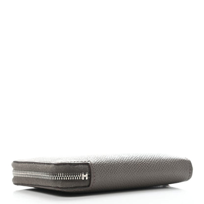 Hermes Epsom Silk'in Compact Wallet Etain 3 of 8