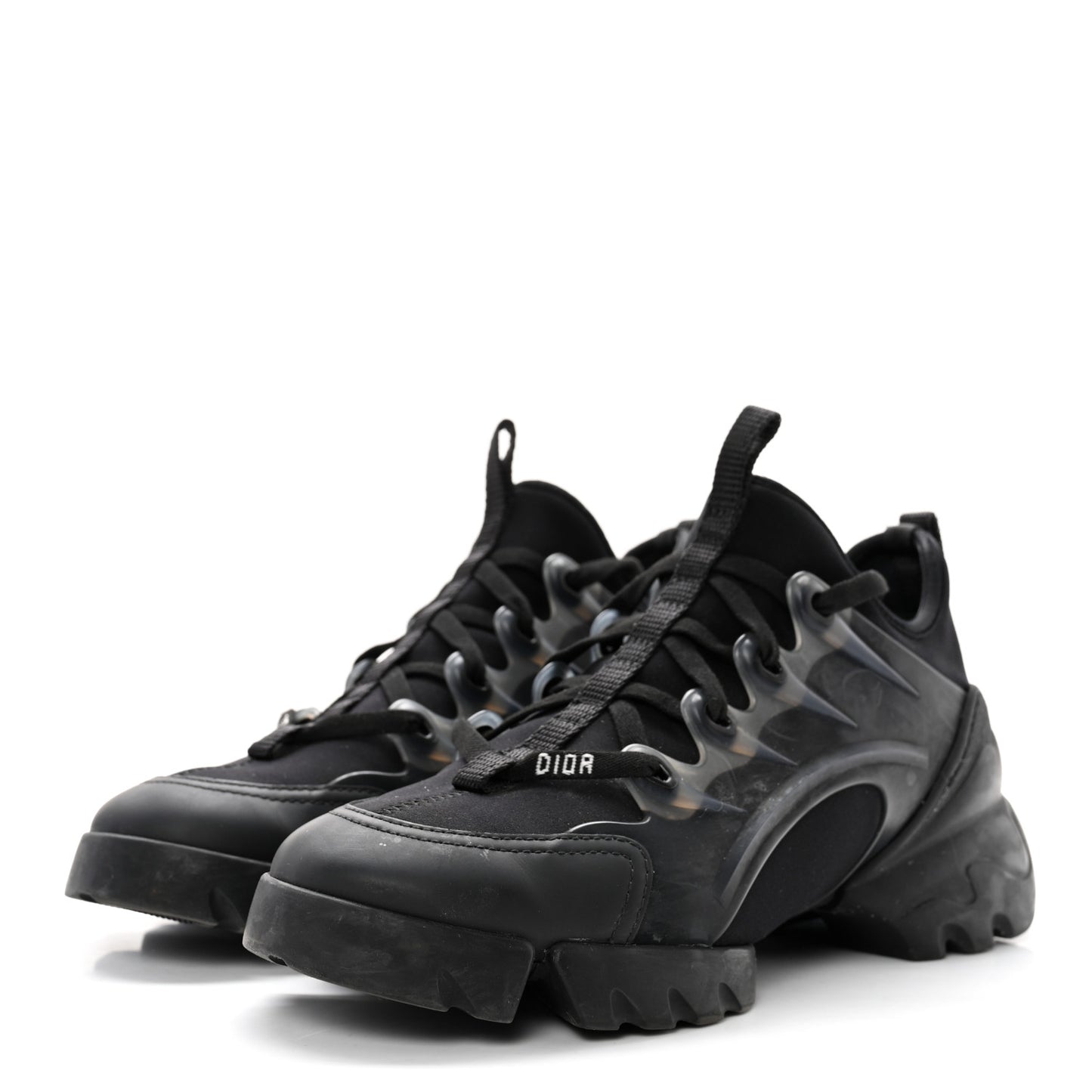 Neoprene Rubber Womens D-Connect Sneakers 36 Black
