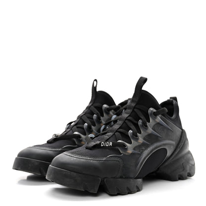 Christian Dior Neoprene Rubber Womens D-Connect Sneakers 36 Black 3 of 14