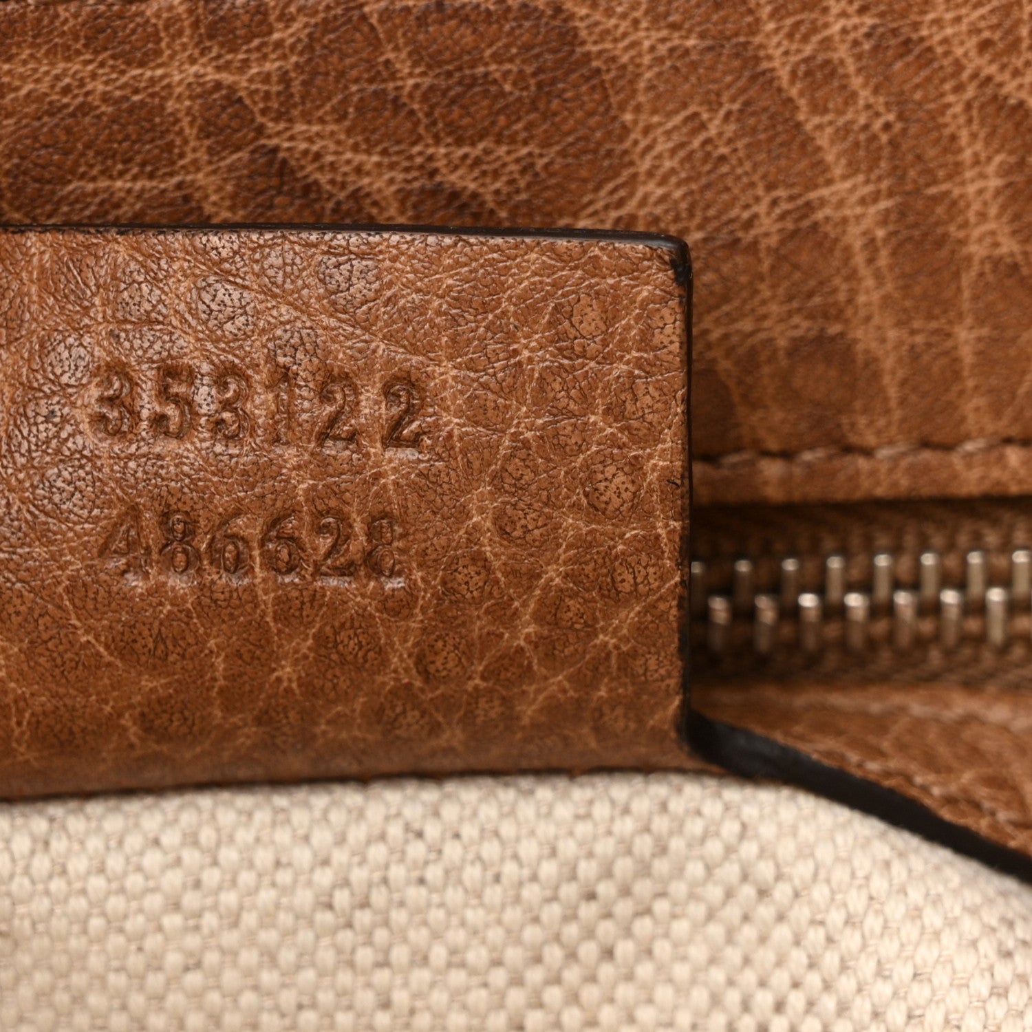 Gucci Monogram Old Libeccio Miss GG Tote Beige Ebony Light Brown 7 of 14