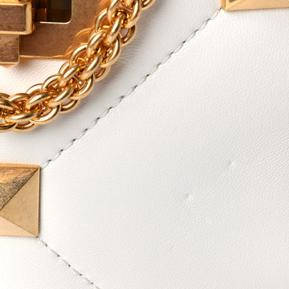 Valentino Garavani Nappa Mini Roman Stud The Handle Bag Ivory 6 of 6