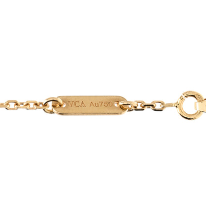Van Cleef & Arpels 18K Yellow Gold Mother of Pearl Sweet Alhambra Butterfly Bracelet 4 of 5